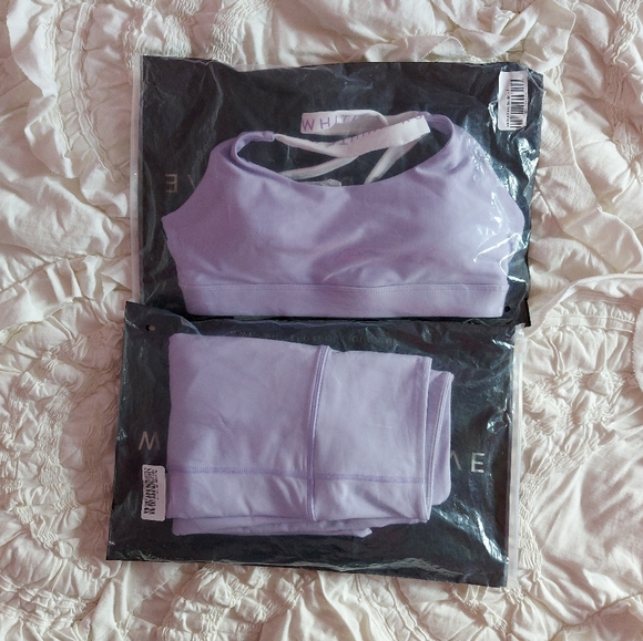White Fox Boutique Lilac Athletic Set - Picture 9 of 9